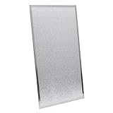 Kamino-Flam Hitzeschutzplatte asbestfrei - Funkenschutzplatte 1100°C hitzebeständig - Wärmeschutzplatte mit Edelstahlrahmen - 800 x 500 x 3