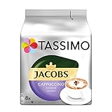 Tassimo Kapseln Jacobs Cappuccino Choco, 40 Kaffeekapseln, 5er Pack, 5 x 8 Getränk