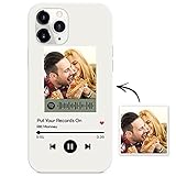 Personalisierte Handyhülle für iPhone 6P / 6SP Spotify Code Musik Foto Kreative Transparente Handy Schutzhülle Personalisierte Bildhülle Geschenke für Frauen Männer Freunde Geburtstag