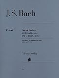 Johann Sebastian Bach, 6 Suiten BWV1007-1012 : für Violoncello Solo in der Henle Urtext Edition - mit Bleistift - Noten/Sheet M