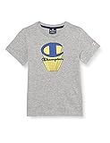 Champion Mädchen Seasonal Graphic Shop Comics Crewneck T-Shirt, grau, 15-16 J