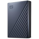 WD My Passport Ultra externe Festplatte 5 TB (mobiler Speicher, Metallgehäuse, WD Discovery Software, automatische Backups, Passwortschutz) Blau  - auch kompatibel mit PC, Xbox und PS4