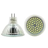 GHC LED Lampen LED-Scheinwerfer-Birne MR16 GU5.3 220-240V Wandleuchte 3,5W 60LED 50 cm Durchmesser der Becherform für Downlight Indoor mit (Leuchtfarbe : Warm White)