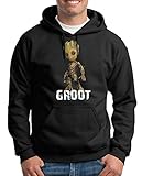 TShirt-People I am Groot Baby Kapuzenpullover Herren L Schw