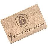 RFID Blocker Karte aus Bambus - GranHin Active Blocker eco - NFC Störsender - Neuheit - nachhaltig - Schutzkarte für Geldbörse, Kreditkarte, EC, Bankkarte, Ausweis - Schutzhüllen unnötig