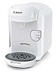 Tassimo Vivy2 Kapselmaschine TAS1404 Kaffeemaschine by Bosch, über 70 Getränke, vollautomatisch, geeignet für alle Tassen, platzsparend, 1300 W, weiß