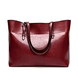 ZZZYW Messenger Bags for Frauen 2021 Große Größe Casual Tote Handtaschen Massive Leder Handtasche Berühmte Marken Umhängetasche Sack Bolsa Feminina (Color : Svart, Größe : One Size)
