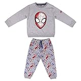 CERDÁ LIFE'S LITTLE MOMENTS Unisex-Kinder 2200005830_T02A-C53 Plüsch-Trainingsanzug von Spiderman Boy, Gris, 2 j