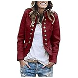 Herbst Winter Button Up Casual Blazer 2021 Casual Langarm Hoher Kragen Mantel mit Taschen Femme Lose Schwarz Jack