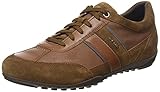 Geox Herren U Wells C Sneaker, BROWNCOTTO, 43 EU