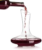 GXBCS Whisky Dekanter Rotwein Dekantierer Whisky Karaffe Crystal Red Wine Dekanter - 100% mundgeblasene bleifreie Kristallglas-Rotweinkaraffe 1022(Color:Decanter)