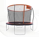 SportPlus Gartentrampolin, TÜV GS geprüft, Sprungtuch ca. 305cm, schweißnahtfreie Rahmenkonstruktion, abnehmbares Sicherheitsnetz, inkl. Randabdeckung, Nutzergewicht bis 120kg