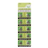 kdjsic 10 STÜCKE Alkaline Batterie AG7 1,55 V Knopfzelle Uhrenbatterien LR927 LR57 SR927W 399 GR927 395