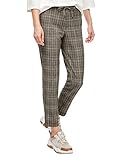 s.Oliver Damen Hose 7/8 brown check 38