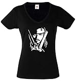 Fluch der Karibik Jack T-Shirt Damen Kult Shirt Pirates Jonny Depp