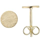 Jobo Damen Ohrstecker 333 Gold Gelbgold eismatt Ohrringe 5,9