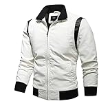 YOCIA Herren Winterjacke Warm Pilotenjacke Fliegerjacke Bomberjacke Windbreaker Militär Jacke Jagdjacke Winterjacke Softshelljacke Parka Pilot Jacke Army Feldjacke Übergangsjack