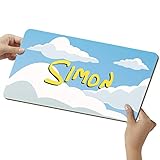 Elbeffekt Wolken Schild aus Holz - personalisierbares Geschenk für Männer - Zimmer Deko - personalisierbar zum Hinstellen/Aufhängen - Nerd Geschenk - persönliches Geschenk