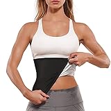 CHUMIAN Bauchweggürtel Damen Fitness Gürtel Sauna Sport Taillenformer Saunagürtel Schwitzgürtel zur Fettverbrennung Waist Trainer Gewichthebergü