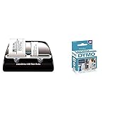 Dymo LabelWriter 450 Twin Turbo Etikettendrucker & LW- Mehrzwecketiketten selbstklebend (kleine, 13 mm x 25 mm, Rolle mit 1.000 leicht ablösbaren Etiketten, für LabelWriter-Beschriftungsgeräte)