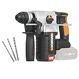 WORX WX380.9 Akku Bohrhammer – Bürstenloses 20V Werkzeug zum Bohren, Hammerbohren & Meißeln – Ohne Akku & Ladeg