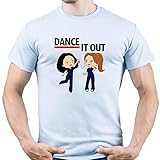 Dance It Out Cristina Yang Meredith Grey Grey Anatomy Shirt Herren T-Shirt Hellblau L