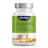 Vitamin K2 200µg - 200 vegane Tabletten - Premium K2VITAL® K2-MK7 Menachinon 99,7+% All-Trans - Laborgeprüft ohne Zusätze in Deutschland herg