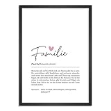 Himmelsflüsterer - Definition Poster & Kunstdrucke | Familie Geschenk | Wandbilder Wohnzimmer | Geschenke für Familie Geburtstag | Wanddeko Deko Wohnzimmer | DINA A4 ohne R
