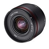 SAMYANG AF 12mm F2.0 E Objektiv für Sony E – Autofokus APS-C Weitwinkel Festbrennweite Objektiv für Sony E Mount APSC, für Kameras Sony Alpha 6600 6500 6400 6300 6100 6000 5100 5000 NEX schwarz, 23072