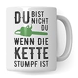 Pagma Druck Kettensäge Geschenk, Tasse Holzfäller Becher Waldarbeiter Förster Geschenk, Spruch Forstwirt Wald Holz Sägen Geschenkidee, Holzarbeiten Bäume Kaffeetasse lustig