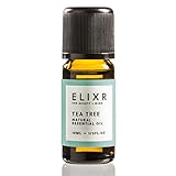 ELIXR Teebaumöl 10 ml I 100% naturreines ätherisches Teebaum Öl zur Aromatherapie I Zertifizierte Naturkosmetik I Tea Tree Oil, Tea-Tree O