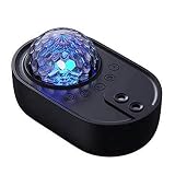 SXKDBD Sternenhimmel Projektor Nachtlicht Raumschiff Lampe Galaxy LED Projektionslampe Bluetooth Lautsprecher für Kinder Schlafzimmer Home Party Dekor (Color : Black)