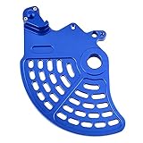 Motorrad hintere Bremsscheibe Rotorschutzschutzabdeckung for K-T-M 690 Duke Enduro. SMC SMR. Husqvarna 701 Enduro. SM. Alle Jahre (Color : Blue)