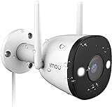 Imou 4MP Überwachungskamera Außen mit Farbnachtsicht, WLAN IP Kamera Outdoor mit Scheinwerfer, IP67, Personenerkennung mit Alarmbenachrichtigung, 30m Nachtsicht, Kompatibel mit Alexa, 2,4GH