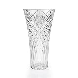 RCR 25616020006 Melodia Crystal Dekorative Vase 30 cm, perfekt für Blumendekor und-Displays, Kerzenhalter, Aufbewahrung und Organisation zu Hause, Glas, Transparent, 1 Stück (1er Pack)