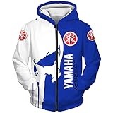 MAUXpIAO Hoodies,Jacken,T-Shirt Yam-Aha Punisher 3D Voll Drucken Dünn Herren & Damen Beiläufig Polyester Sweatshirt Draussen / B1 / XXXL