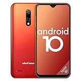 Ulefone Note 8P, Handy ohne SIM-Lock, 4G Android 10 Smartphones, 2GB RAM, 16GB ROM, SD 128GB, 5,5 Zoll Waterdrop Full-Screen, Triple Card Slots, Dual Cameras, Face ID, Amber S