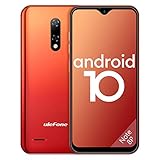 Ulefone Note 8P, Handy ohne SIM-Lock, 4G Android 10 Smartphones, 2GB RAM, 16GB ROM, SD 128GB, 5,5 Zoll Waterdrop Full-Screen, Triple Card Slots, Dual Cameras, Face ID, Amber S