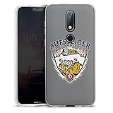 Silikon Hülle kompatibel mit Nokia X6 Case transparent Handyhülle SG Dynamo Dresden Aufstieg Bundeslig