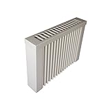 Elektroheizung - Radiator - 500 Watt - im Set - inkl. Wandmontageset und 1,8m Anschlusskabel - Ohne Thermostat - mit Schamottespeicherkern - Maße: (LxHxT) 410x380x80 - Lagerw