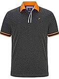 Jan Vanderstorm Herren Kurzarm Poloshirt Isfried dunkelgrau L - 52/54