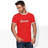 World of Football Ringer T-Shirt Old Essen rot - XXL