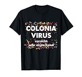Colonia Virus Karneval Kostüm Köln Kölle Konfetti Fasching T-S
