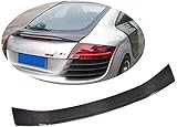 Kohlefaser Kofferraum Heckspoiler FlüGel FüR Audi TT 8J 2007 2008 2009 2010 2011 2012 2013, Hinten Spoiler Spoilerlippe Performance Tuning Lippe Wing Body