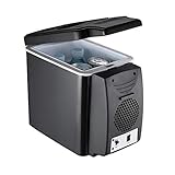 flower205 6L Auto Mini Kühlschrank, Elektrische Kühlbox, Camping coolbox doppeltem Verwendungszweck Isolierte Kühlbox, Leichtgewicht, (5 °C- 65 °C), 32×17.5×27