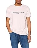 Tommy Hilfiger Herren Tommy Logo Tee T-Shirt, Hellrosa, L