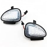 Umfeldbeleuchtung Aussenspiegel Leuchte Auto Blinkend 2 Stücke Unter Seitenspiegel Pfütze Licht Module Passend Für VW Golf MK6 6 MKVI C45 Cabriolet-weiße Lamp