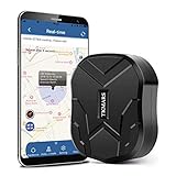 Hanguang GPS-Tracker, 150 Tage Standby Wasserdichter GPS-Ortungsgerät mit Geo-Zaun-Alarm GPS-Positions-Tracker für PKW/LKW/Motorrad/Boot mit kostenloser Anwendung