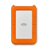 LaCie Robuste externe Mini-Festplatte (1 TB, USB 3.0, 2,5 Zoll) für PC und Mac, Orange/G