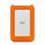 LaCie Robuste externe Mini-Festplatte (1 TB, USB 3.0, 2,5 Zoll) für PC und Mac, Orange/G